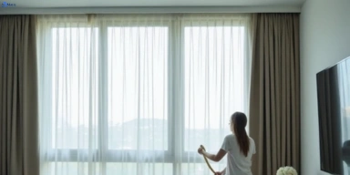 Delicate sheer drape cleaning bridgeman-downs Matty Curtain Cleaning